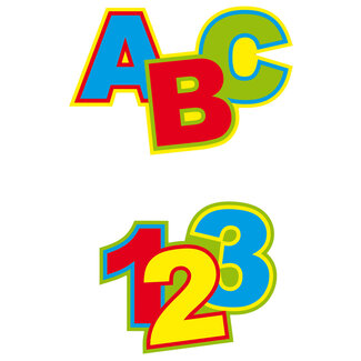 Folat Kinderfeestje ABC Tafelconfetti XL