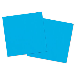 Folat Blauwe Servetten 33x33cm - 20 stuks
