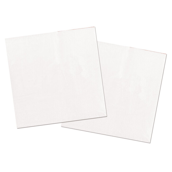 Witte Servetten 33x33cm - 20 stuks