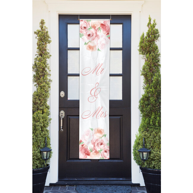 Bruiloft Rozen Banier - 40x180cm