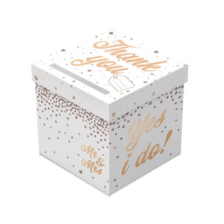 Folat Bruiloft Rosé Goud Enveloppendoos