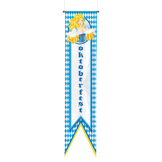 Folat Oktober Bier Festival Bierpullen Banier - 40x180cm
