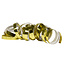 Goudkleurige Metallic Serpentines 4m - 2 stuks