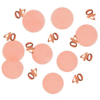 Folat Confetti Elegant Lush Blush 40 Jaar - 25 gram