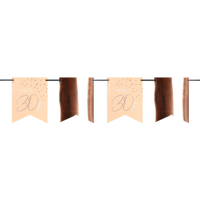 Vlaggenlijn Elegant Lush Blush 30 Jaar - 6 meter