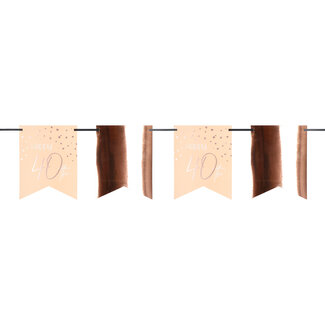 Folat Vlaggenlijn Elegant Lush Blush 40 Jaar - 6 meter