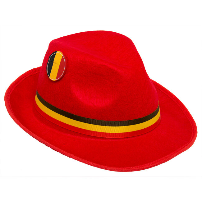 Hoed België Zwart-Geel-Rood