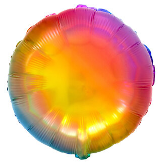Folat Folieballon Rond Yummy Gummy Rainbow - 45 cm