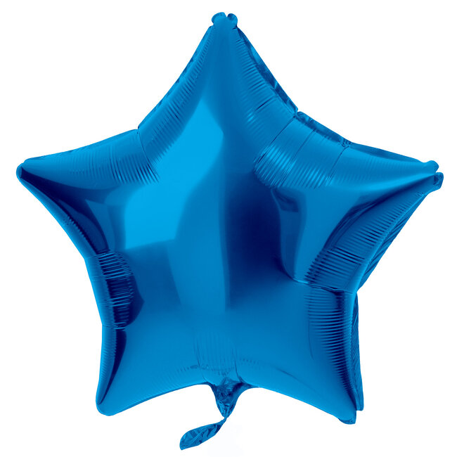 Folieballon Stervormig Blauw - 45 cm