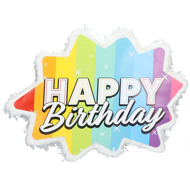 Pinata Ster Rainbow Bday - 38x28cm