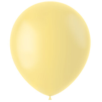 Folat Ballonnen Powder Yellow Mat 33cm - 50 stuks