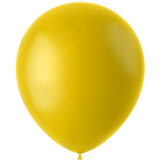 Folat Ballonnen Tuscan Yellow Mat 33cm - 50 stuks