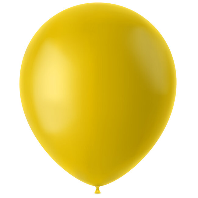 Ballonnen Tuscan Yellow Mat 33cm - 50 stuks