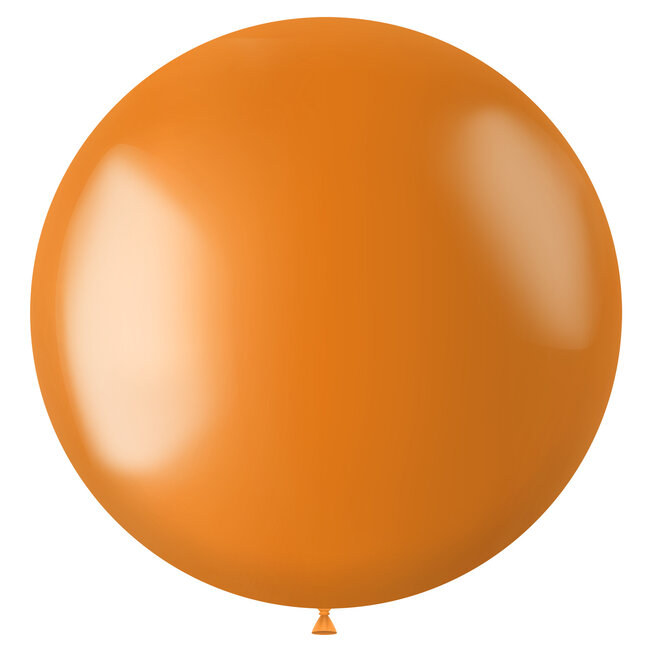 Ballon XL Radiant Marigold Orange Metallic - 78 cm