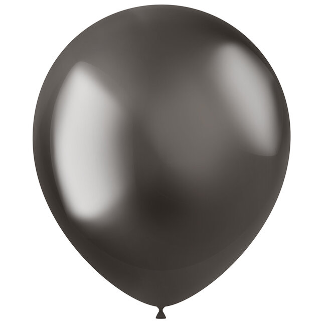 Ballonnen Intense Grey 33cm - 10 stuks