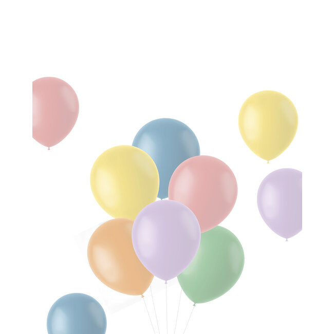 Ballonnen Powder Pastels 33cm - 10 stuks