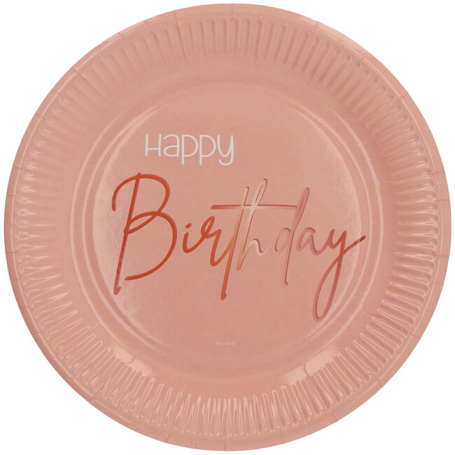 Borden Elegant Lush Blush 23cm - 8 stuks