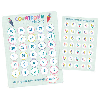 Folat Aftelkalender Schulanfang - 23,5 x 18 cm