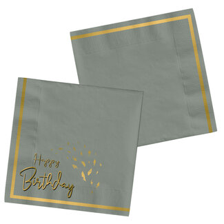 Folat Servetten Golden Dawn 33x33cm - 20 stuks