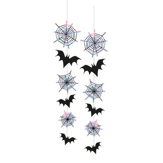 Folat Hangdecoratie Happy Halloween 70cm - 2 stuks