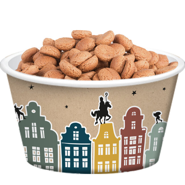 Snoepbakjes 'Welkom Sint & Piet' 250ml - 5 stuks