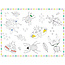 Inkleur Placemats - Buzzing Bugs - 40 x 30 cm - 6 stuks
