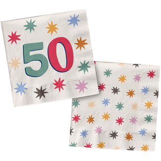 Folat Servetten - 50 - Starburst - 33 x 33 cm - 20 stuks