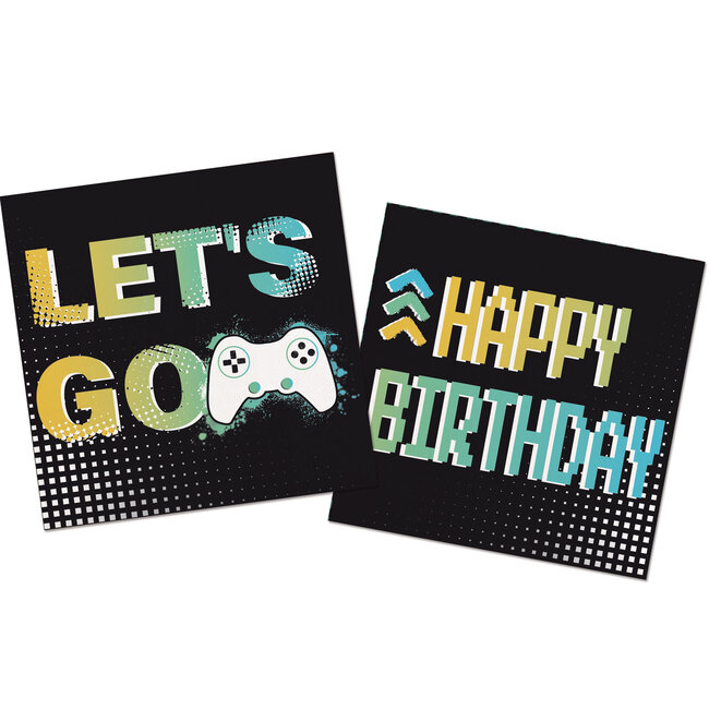 Servetten - Level Up - 33 x 33 cm - 20 stuks
