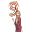 Folieballon Cijfer 9 - Rosé Goud - 86 cm