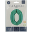 Folieballon Cijfer 0 - Groen Metallic Mat - 86cm