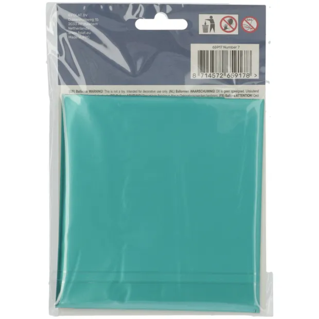 Folieballon Cijfer 7 - Groen Metallic Mat - 86cm