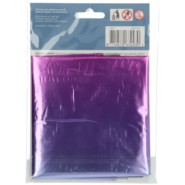 Folieballon Cijfer 3 Yummy Gummy Rainbow - 81 cm