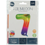 Folieballon  Cijfer 7 Yummy Gummy Rainbow - 81 cm