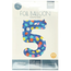 Folieballon Cijfer 5 Colorful Dots - 86 cm