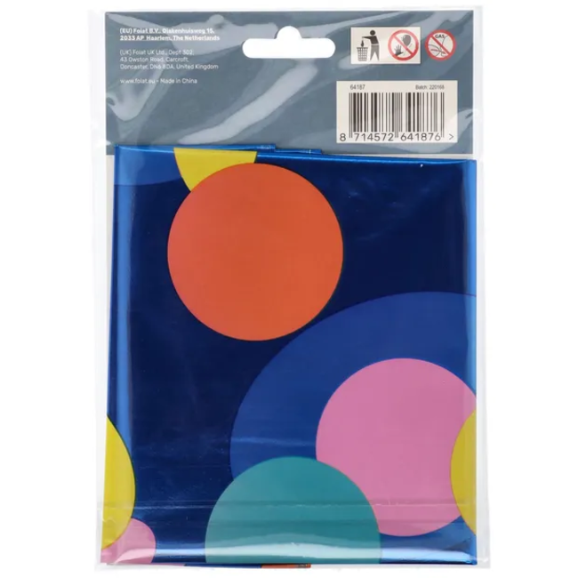Folieballon Cijfer 7 Colorful Dots - 86 cm