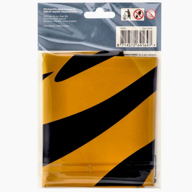 Folieballon Cijfer 4 Tiger Chic - 86 cm