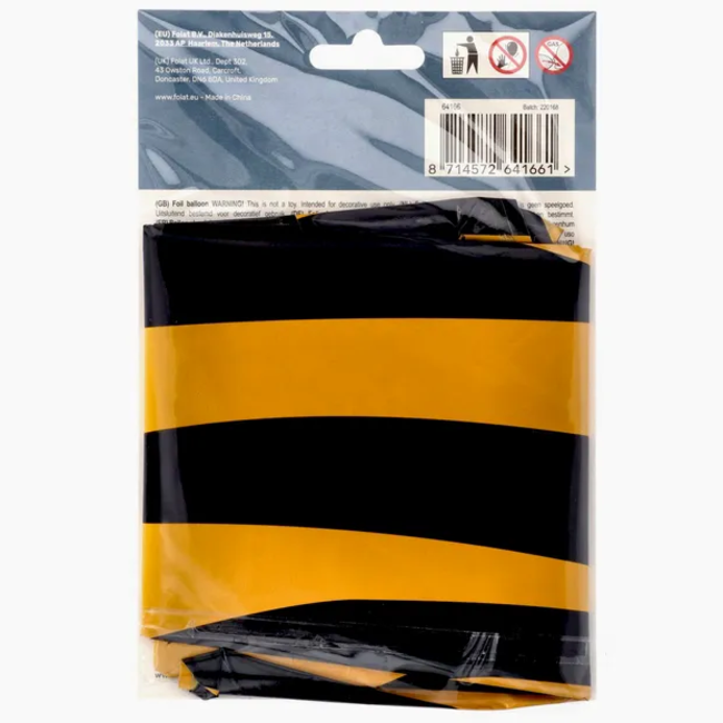 Folieballon Cijfer 6 Tiger Chic - 86 cm