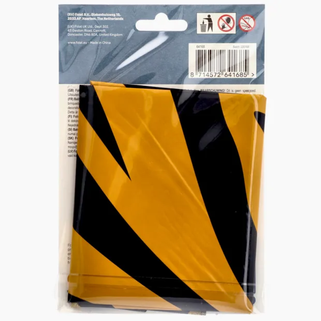 Folieballon Cijfer 8 Tiger Chic - 86 cm