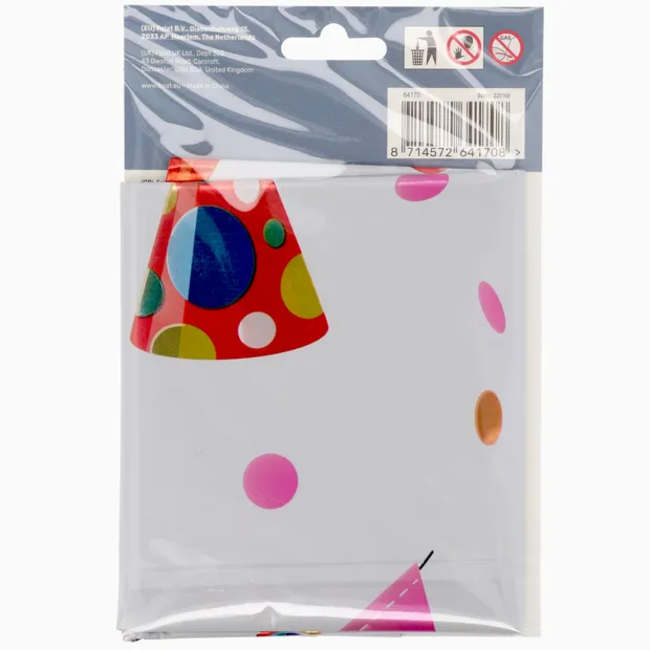 Folieballon Cijfer 0 Joyful Party - 86 cm