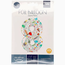 Folieballon Cijfer 8 Joyful Party - 86 cm