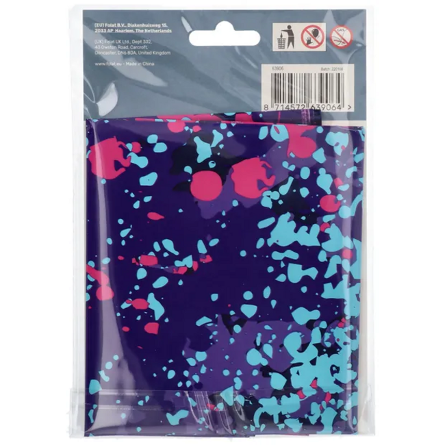 Folieballon Cijfer 6 Paint Splash - 86 cm