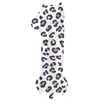 Folat Folieballon Cijfer 1 Bright Panther - 86 cm