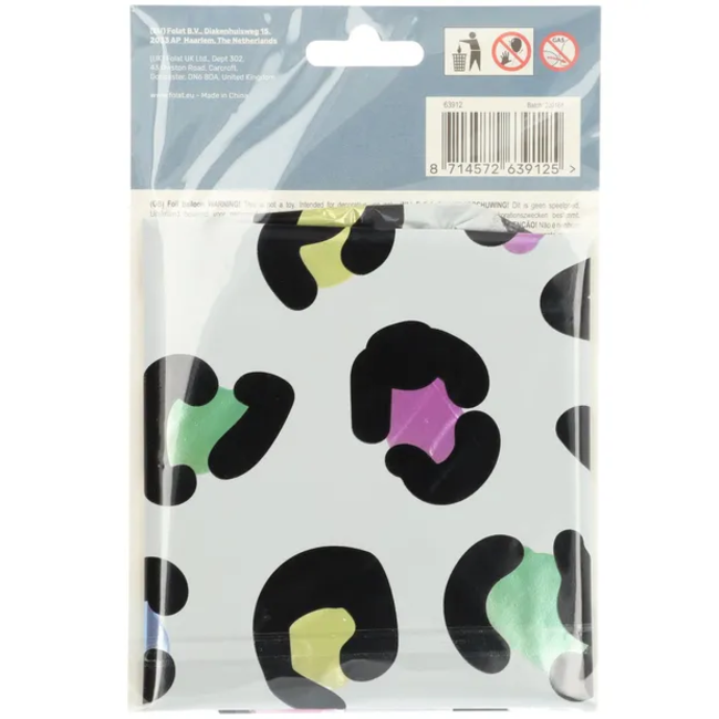 Folieballon Cijfer 2 Bright Panther - 86 cm