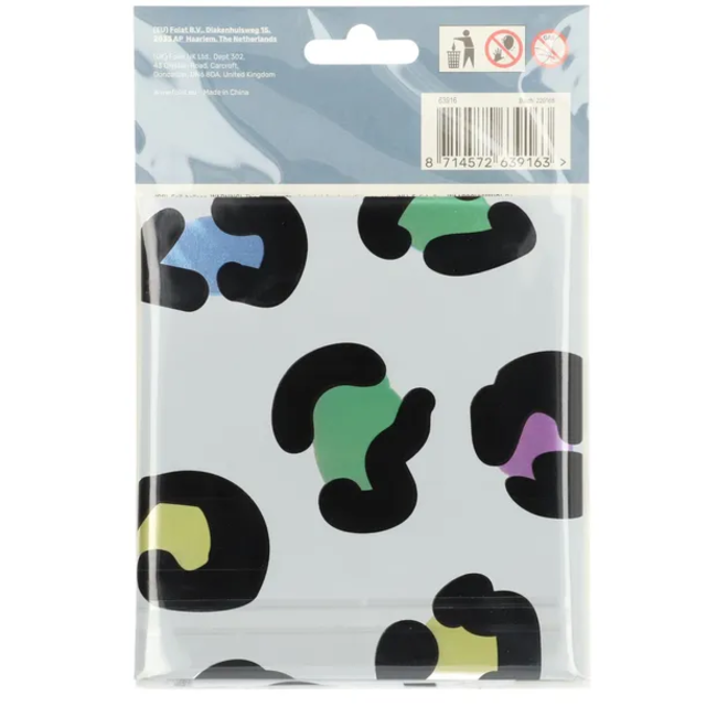 Folieballon Cijfer 6 Bright Panther - 86 cm