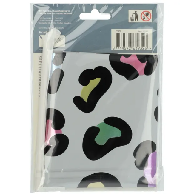 Staande Folieballon Cijfer 2 Bright Panther - 72 cm