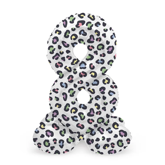 Folat Staande Folieballon Cijfer 8 Bright Panther - 72 cm