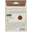Staande Folieballon Cijfer 3 - Chocolade Bruin - Ultra Matt - 41 cm