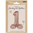 Staande Folieballon Cijfer 1 - Starlight Gold - Satin Gloss - 41 cm