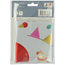 Staande Folieballon Cijfer 4 Joyful Party - 72 cm