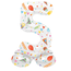 Staande Folieballon Cijfer 5 Joyful Party - 72 cm
